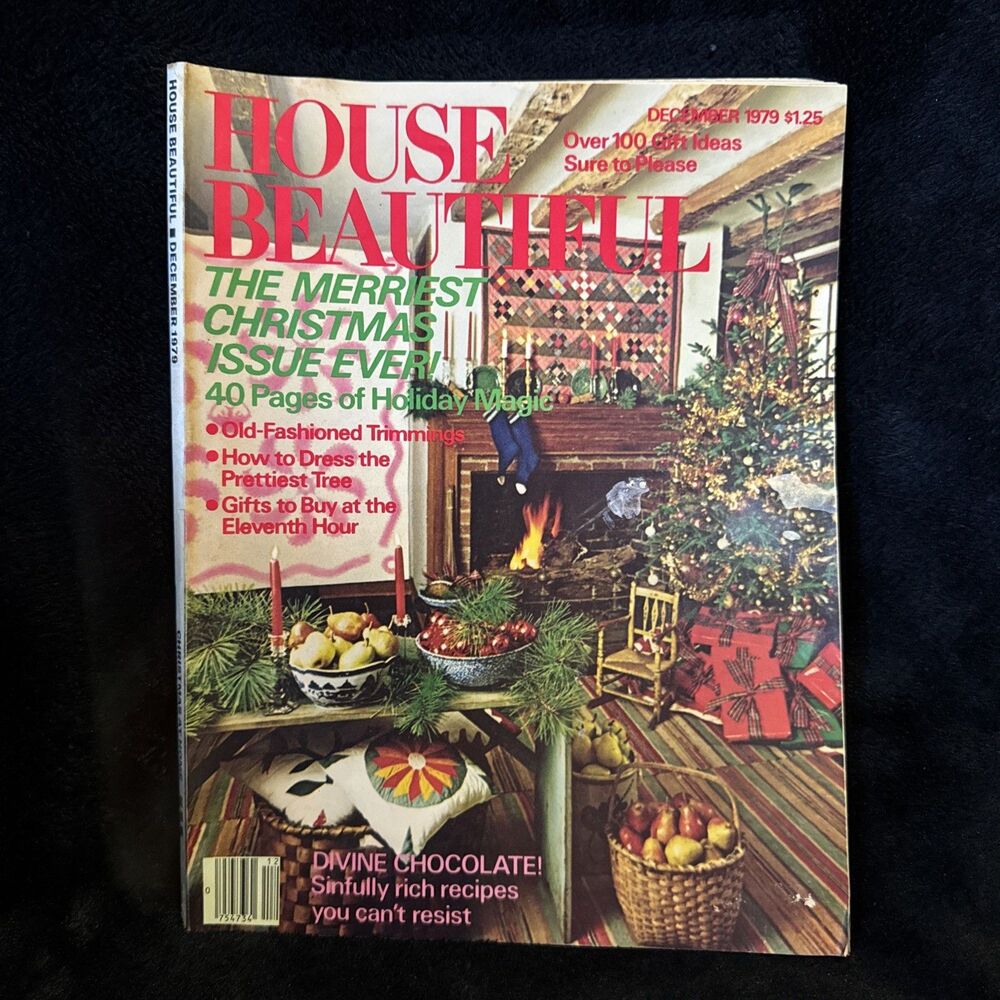 House Beautiful Magazine December 1979 Merriest Christmas Ever Holiday Magic